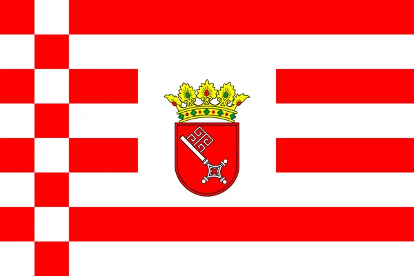 Σημαία της πόλης Βρέμη — Φωτογραφία Αρχείου