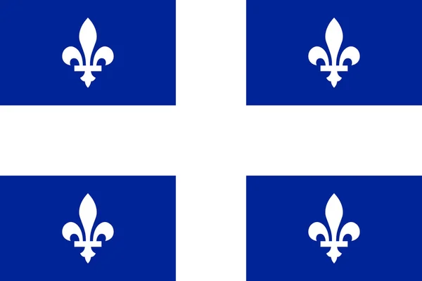 Bandera de Quebec — Foto de Stock