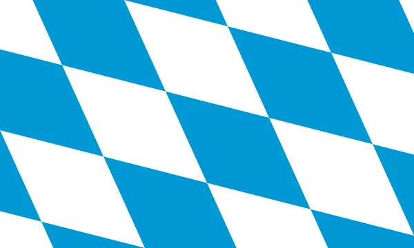 Иллюстрация Государственного Флага Баварии Германии — стоковое фото