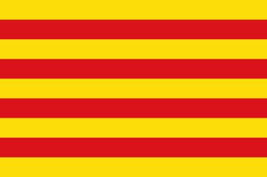 Catalonia Flag clipart