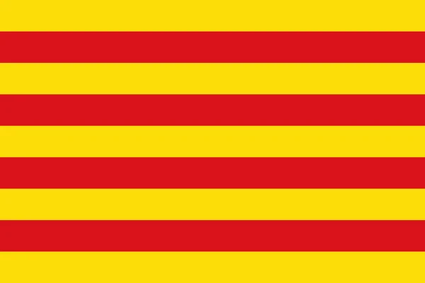 Katalonien-Flagge — Stockfoto