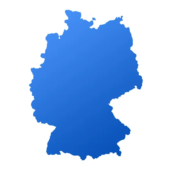 Tyskland Karta — Stockfoto
