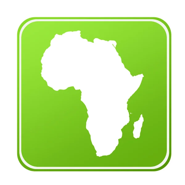 Africa map button — Stock Photo, Image