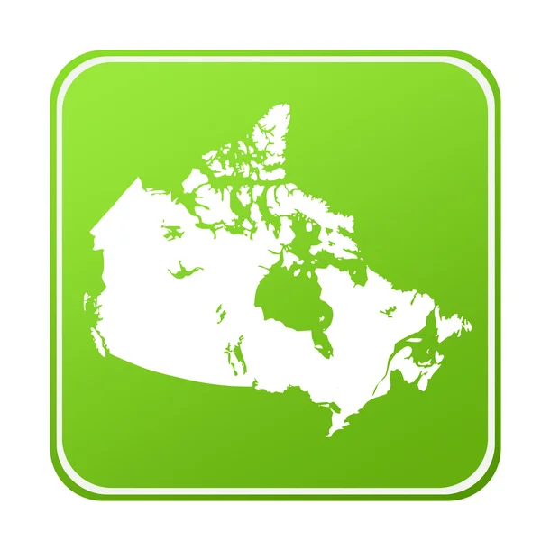 Kanada Haritası — Stok fotoğraf