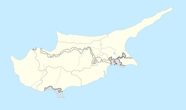 Cyprus map clipart