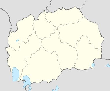 Macedonia Map clipart