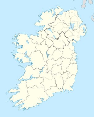 Republic of Ireland map clipart