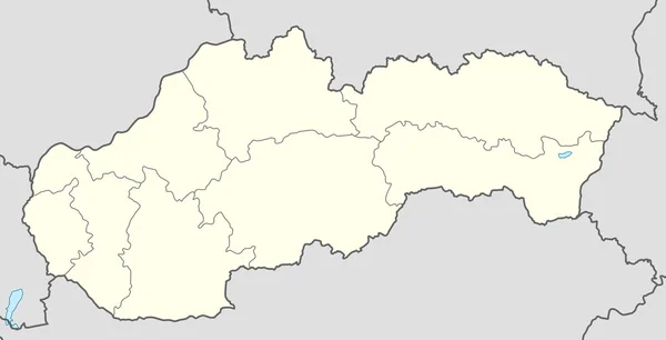 Slovakya Haritası — Stok fotoğraf