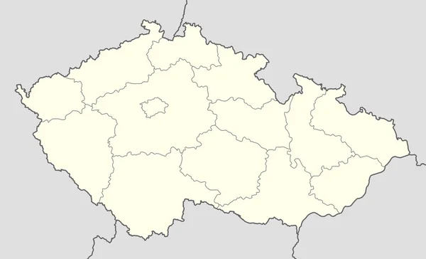 República Checa mapa — Foto de Stock