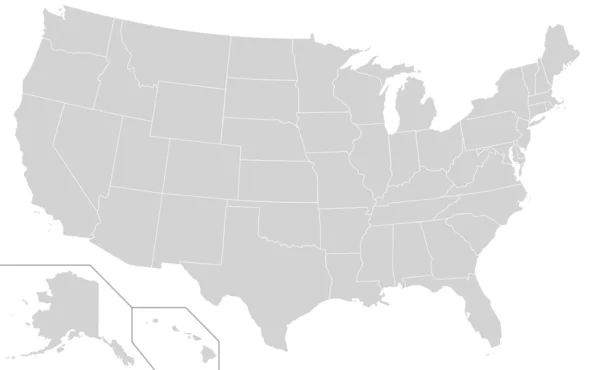 USA Karta — Stockfoto