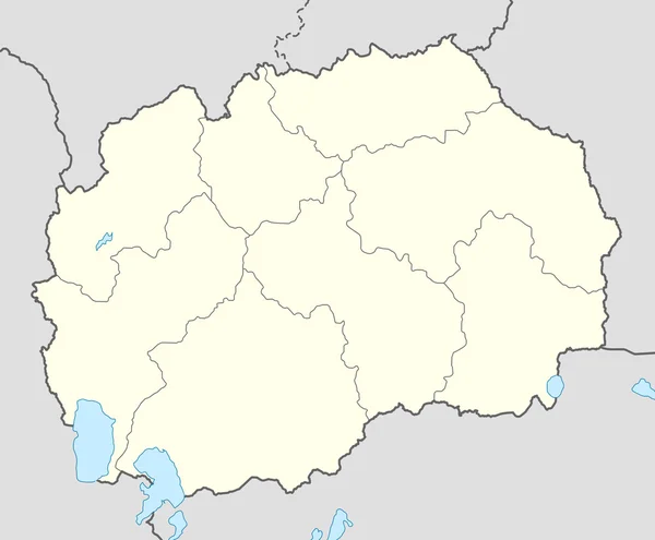 Mapa Makedonie — Stock fotografie