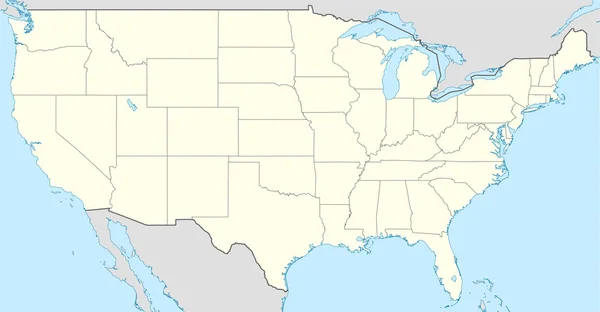 Carte des USA — Photo