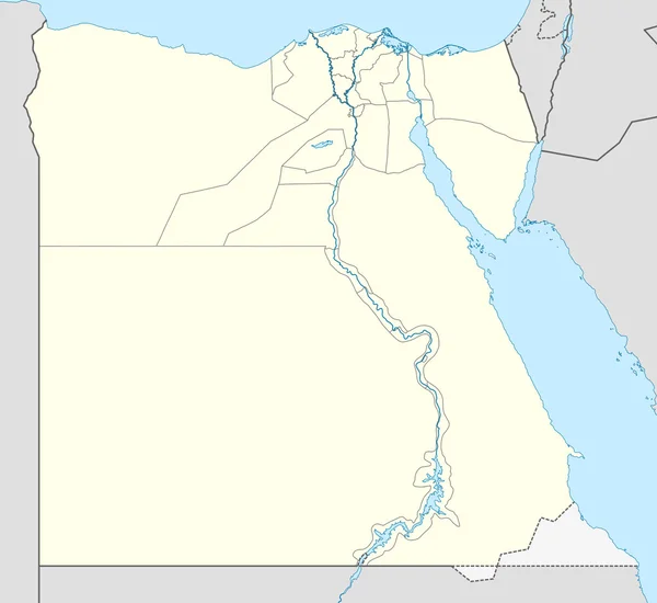 Egito Mapa — Fotografia de Stock