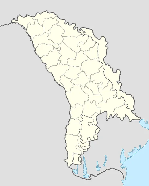 Μολδαβία χάρτη — Φωτογραφία Αρχείου