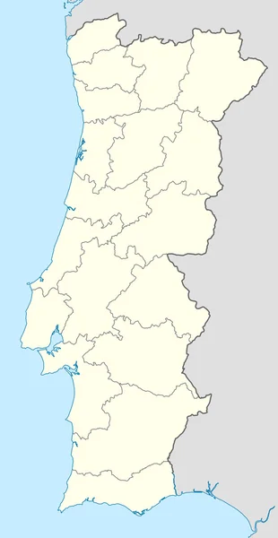 Portekiz Haritası — Stok fotoğraf