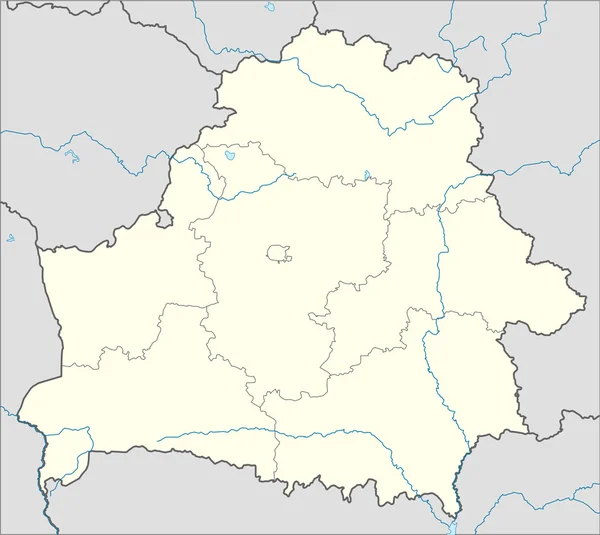 Fehéroroszország Térkép — Stock Fotó
