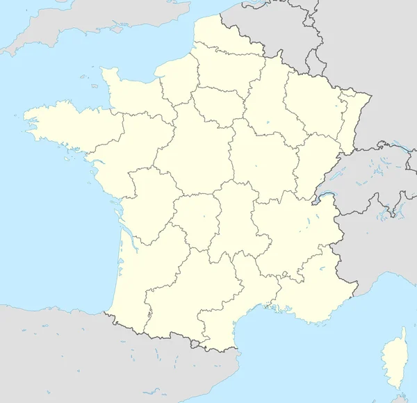 Франція карта — стокове фото