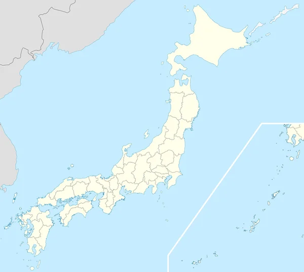 Japan kaart — Stockfoto