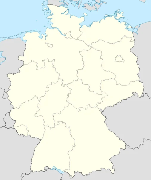 Germania Mappa — Foto Stock