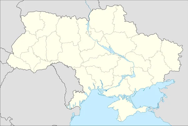 Ucrânia Mapa — Fotografia de Stock