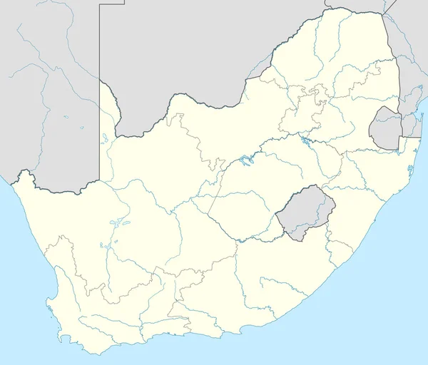 South African map — Stock Photo, Image