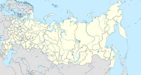 ロシア連邦マップ — ストック写真