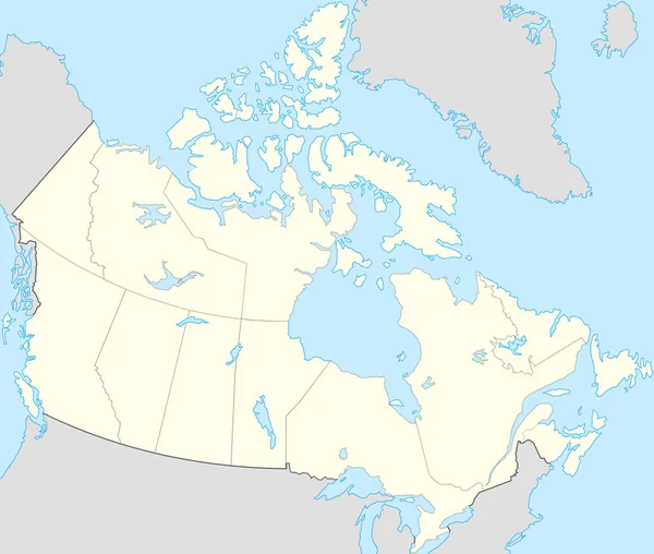 加拿大地图 — 图库照片