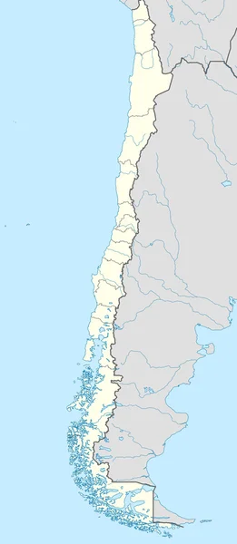Chile Karte — Stockfoto