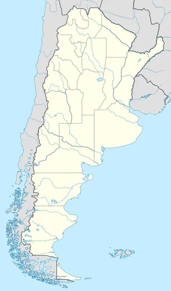 Argentina Mapa — Fotografia de Stock