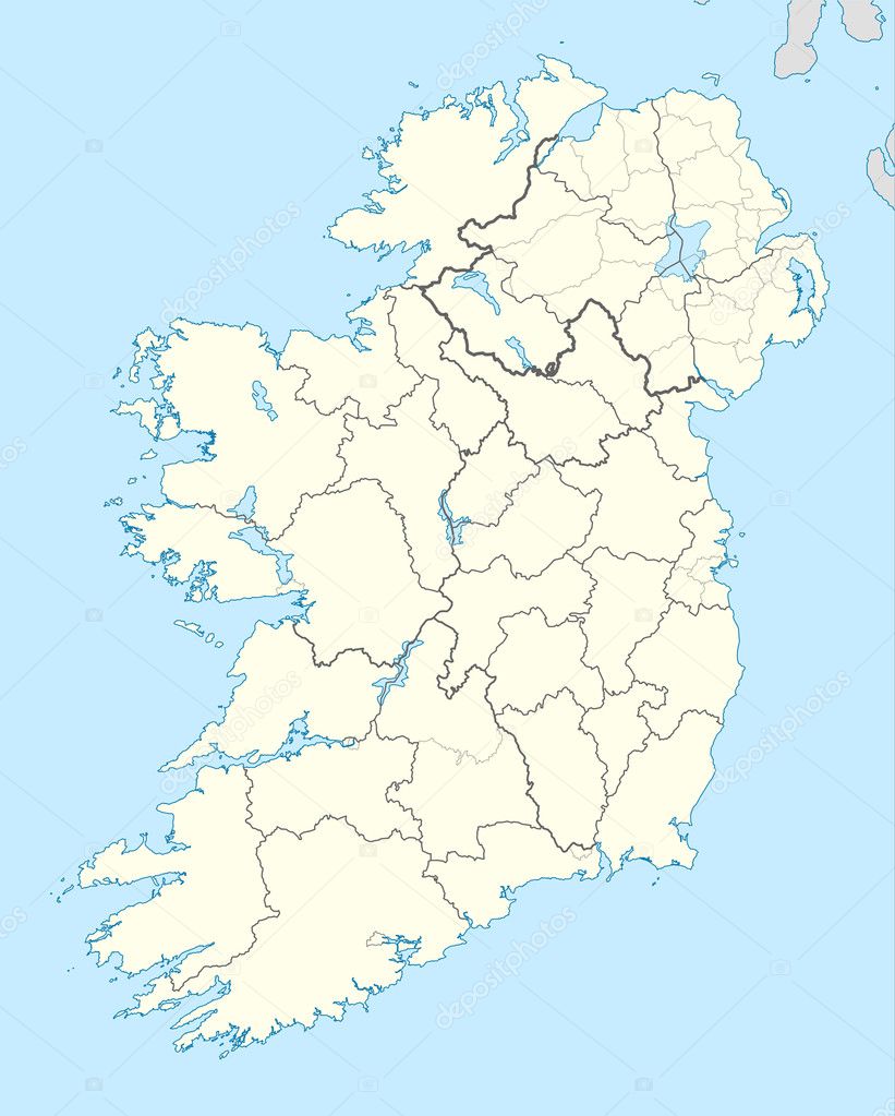 Republic of Ireland map
