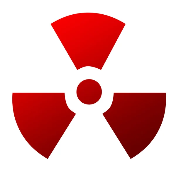 Stock image Radioactive warning sign