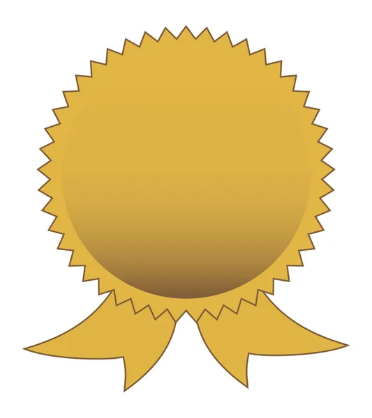 Blank seal or rosette — Stock Photo, Image