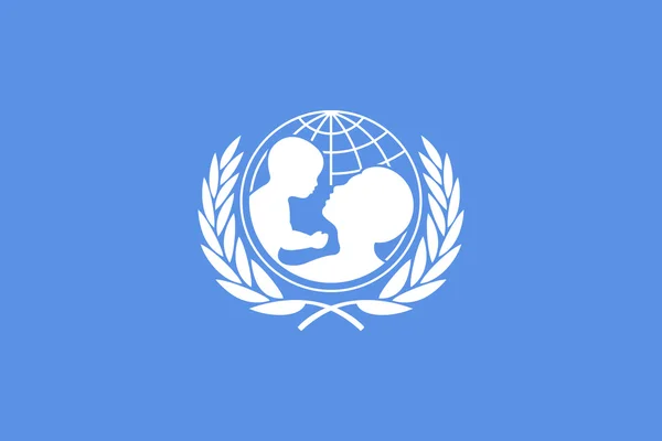 stock image UNICEF Flag