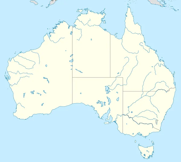 Australien Karta — Stockfoto