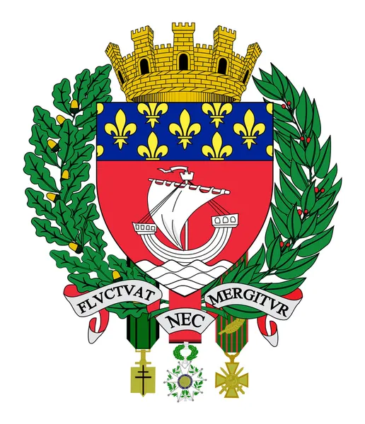 Escudo de armas de París — Foto de Stock