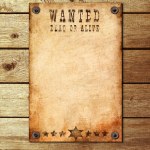 Vintage wanted poster — Stock Photo #5691610