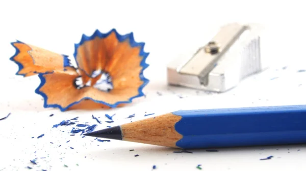 Lápis de cor azul — Fotografia de Stock