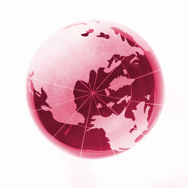 Colored glass globe — Stockfoto