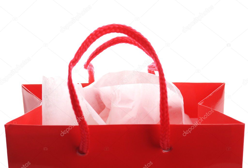 Red shopping bag