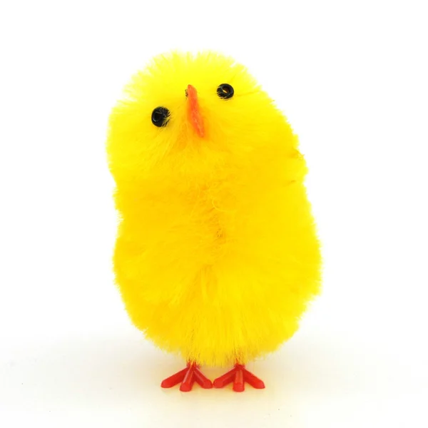 Ostern Hühnerdekorationen Isoliert Auf Weißem Hintergrund — Stockfoto