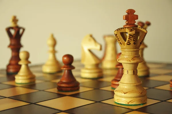 Гра в шахи — стокове фото