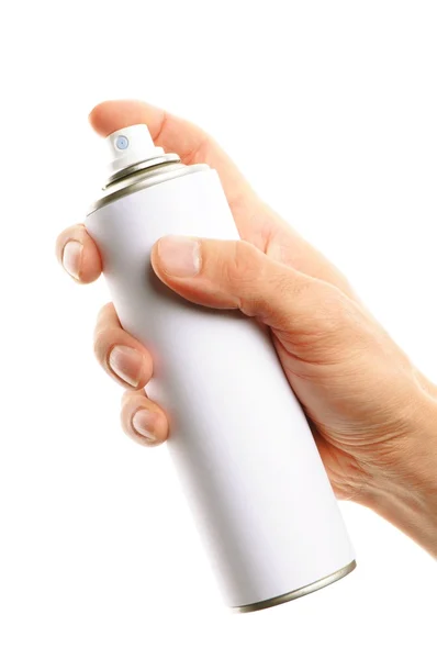 stock image Hand holding a spray