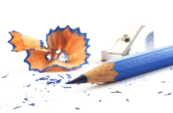 Crayón azul — Foto de Stock