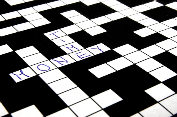 Crossword puzzle — Stock Photo, Image