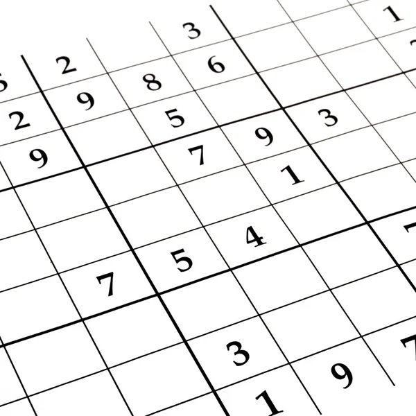 Sudoku juego —  Fotos de Stock