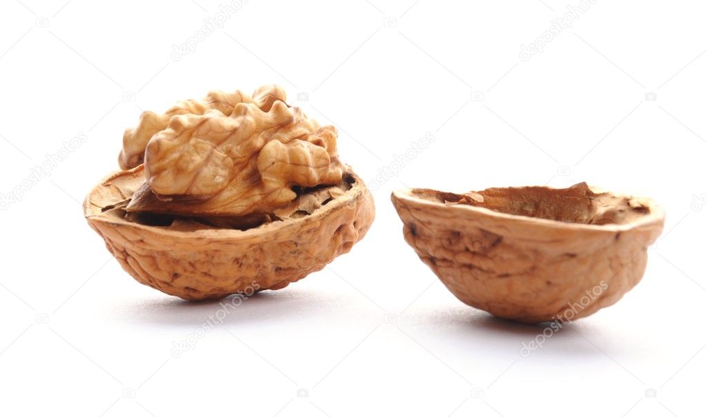 Closeup of a walnut