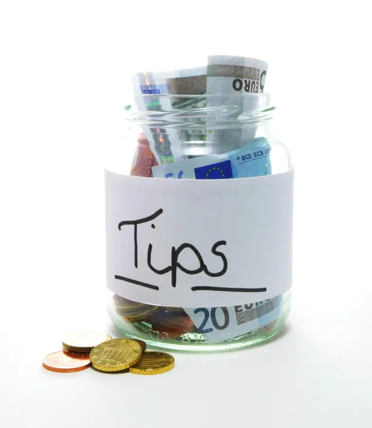 Tip jar — Stock Photo, Image