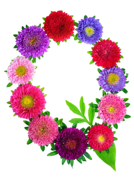 Alfabeto floral — Foto de Stock
