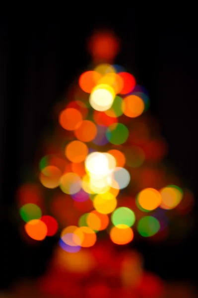 Iluminación árbol de Navidad — Foto de Stock