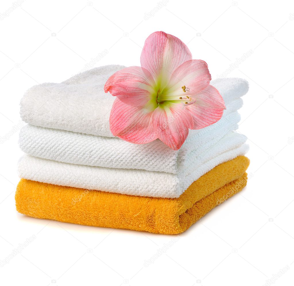 Stack of towels — Stock Photo © natlit 4827991